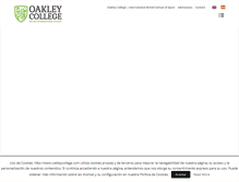 Tablet Screenshot of oakleycollege.com